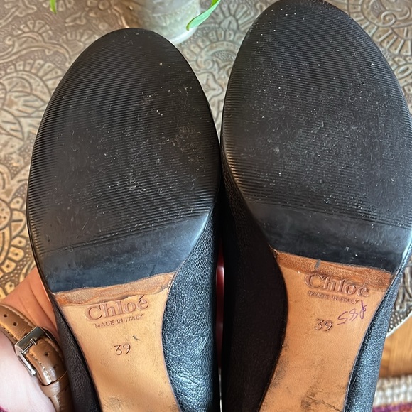 CHLOE Black Leather Pumps 👠 - Picture 6 of 8